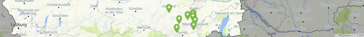 Map view for Pharmacies emergency services nearby Pernitz (Wiener Neustadt (Land), Niederösterreich)